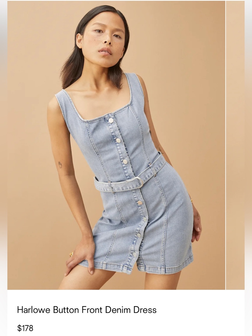 Reformation Denim Dress